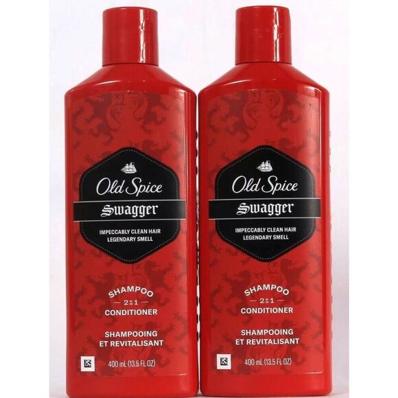 Old Spice Swagger Shampoo 7 Conditioner 2in1 Lot of 2 - Picture 1 of 2